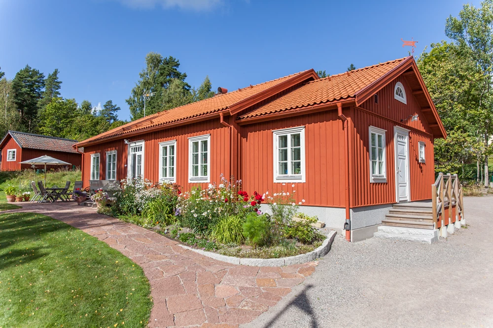 Nybyggt lågenergihus i gammal stil